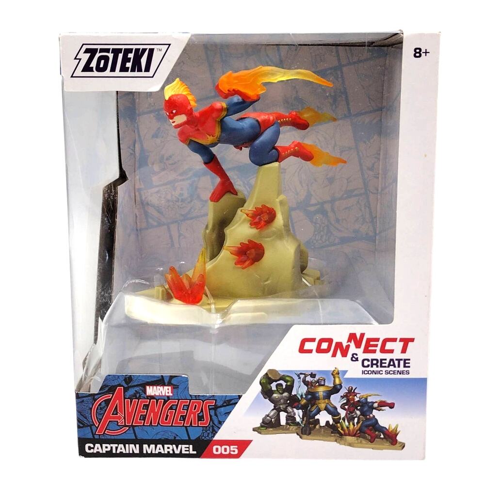 Zoteki Zag Toys Connect & Create Diorama Avengers Captain Marvel 005 Figure 2020